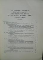The Generic Names of  the Butterflies and their Type-Species(Lepidoptera: Rhopalocera):Bulletin of the British Museum (Natural History) Entomology Supplement 9