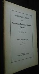 Pawnee Indian Societies.:Anthropological Papers of The American Museum of Natural History Vol.XI,Part VII.