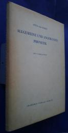Allgemeine und angewandte Phonetik -mit 35 Abbildungen