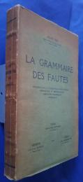 La grammaire des fautes
