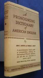 A Pronouncing Dictionary of American English