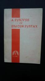 A Synopsis  of English Syntax