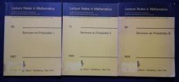 Sminaire de probabilits　I,II,III　Universit de Strasbourg:Lecture Notes in Mathematics 39・51・88