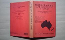 Lexicographical and Linguistic Studies -Essays in Honour of  G.W.Turner