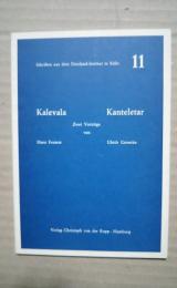 kalevala ・Kanteletar-Zwei Vorträge:Schriften aus Finnland-Institut in Köln 11

