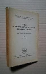 Studies in the Connection of Clauses in Current English -Zero,Ellipsis and Explicit Form