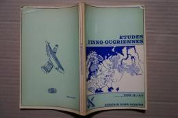 Etudes Finno-Ougriennes 　Tome9