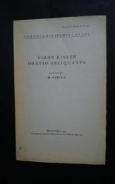 Viron Kielen Oratio Obliqua'sta:Vähäisiä　Kirjelmiä　LXXXVI
