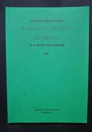 Suomalais-Ugrilaisen Aikakauskirja 84