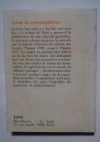 Lutte et contemplation   -Journal 1970-1972