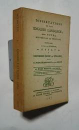 Dissertations on The  English Language:with Notes,historical and critical,…A Scolar Press Facsimile