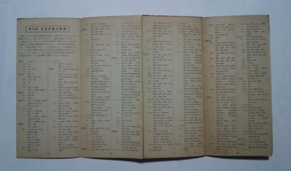 支那語発音四声速習表(竹田復・魚返善雄) / 文遊舎 / 古本、中古