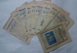 エスペラント-Esperanto en Nipponlando 大正15年8月-昭和3年4月内10部（No.17-18（合併）22-24、27，28，31，32，35，38）
