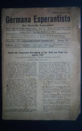 Germana Esperantisto-Der Deutsche　Esperantist  nr.383
