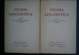 Studia Linguistica -linguistique de générale et comparée  année 3　no.1・2

