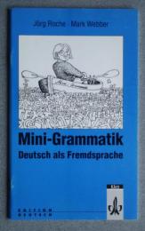 Mini-Grammatik  Deutsch: als Fremdsprache