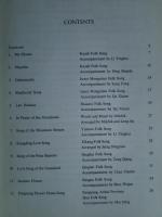 Chinese Folksongs-An anthology of 25 favourites with piano accompaniment　（中国民歌選）