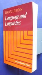 Language and Linguistics-an introduction