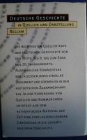 Deutsche Geschichte  in Quellen und Darstellungen -in 11 Bänden + Kleine deutsche Geschichte