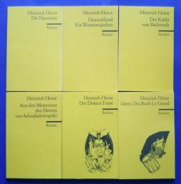 Die Harzreise/Deutschland Ein Wintermärchen/Der Rabbi von Bacherach/Aus den Memoiren  des Herren von Schnabeiewopski/Der Doktor Faust/Ideen.Das Buch Le Grand
