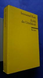 Kritik der Urteilskraft