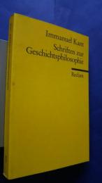 Schriften zur Geschichtsphilosophie