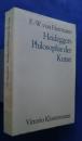 Heideggers Philosophie der Kunst-Eine systematische Interpretation der Holzwege-Abhandlung"Der Ursprung des Kunstwerkes"