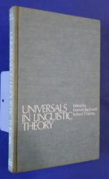 Universals in linguistic Theory