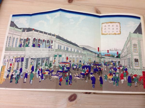 非売品　小村雪岱　挿絵　装丁　銀座　資生堂　化粧品　曜齋国輝木版画　大正10年 非売品 小村雪岱 挿絵 装丁 銀座 資生堂 化粧品 曜齋国輝木版画