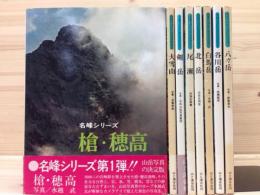 名峰シリーズ 1-8巻まで（9巻欠）山渓フォト・ライブラリー