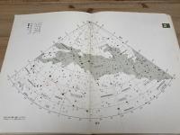 最新版　全天恒星図　1950年分点　昭和50年9版