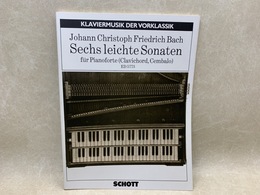 輸入楽譜　sechs leichte sonaten