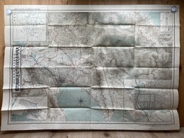 大阪府奈良県管内交通明細地図