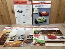 当時物チラシ/　TOSHIBA商品ニュース　ガステーブル・こんろ等7点　＋サービスガイド1点　まとめ