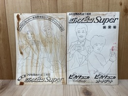当時物/　コニカ　ジャスピンSuper　カタログ・ラフ資料　2点
