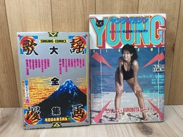 歌謡漫画大全集+ヤングマガジン 1984年No15【オールスター歌謡漫画大全集 次号スタート予告】