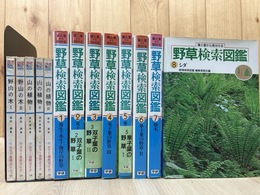 葉と茎から見分ける野草検索図鑑 全8冊揃+カラー自然ガイド5冊
