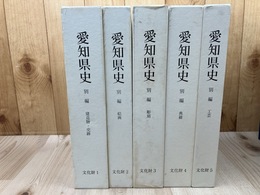 愛知県史 別編 文化財 全5冊揃【建造物・史跡/絵画/彫刻/典籍/工芸】