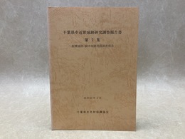 千葉県中近世城跡研究調査報告書7　飯櫃城跡・鏑木城跡発掘調査報告