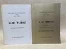 私家本/　THE GREATEST WRESTLER OF ALL TIME LOU THESZ　ルーテーズ写真集　2冊
