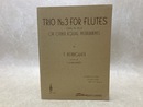 輸入楽譜/　フルート3重奏　berbiguier　OPUS 51 No.3