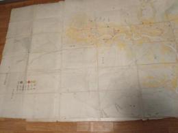 駿東郡小山町附近明治9年度縮圖＆静岡県都市計画課「ミナサンノウチ」地図　2枚で