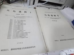 元島田遺跡　Ⅰ・Ⅱ　　2冊