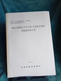 沼津市文化財調査報告(興国寺城跡調査報告書1)第32集/興国寺城跡伝天守台跡・伝東船着場跡発掘調査報告書