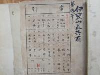 伊豆山區共有　地番入地図　