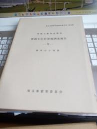 埼玉県遺跡調査会報告第25集(本文編・図版編)第10集　3冊