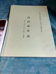 島田市立図書館叢書第四集　増補第四版　　島田市年表(慶應・明治・大正・昭和・平成編)　