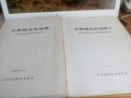 史跡横須賀城跡(保存管理計画策定報告書)+史跡横須賀城跡　Ⅰ～Ⅳ　計5冊で