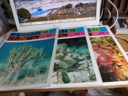 週刊　朝日百科通巻113号～通巻115号　世界の植物(藻類1～3)