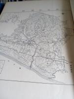 静岡県小笠郡浜岡町　朝比奈地区土地宝典地番地積地目入図